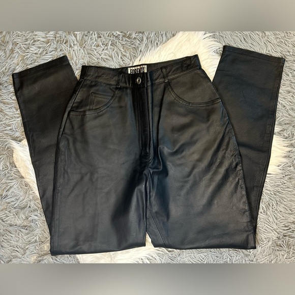 Vintage Forenza Leather Pants - Picture 1 of 4